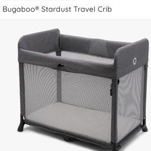 Bugaboo Stardust Travel Crib in Grey Melange NWT